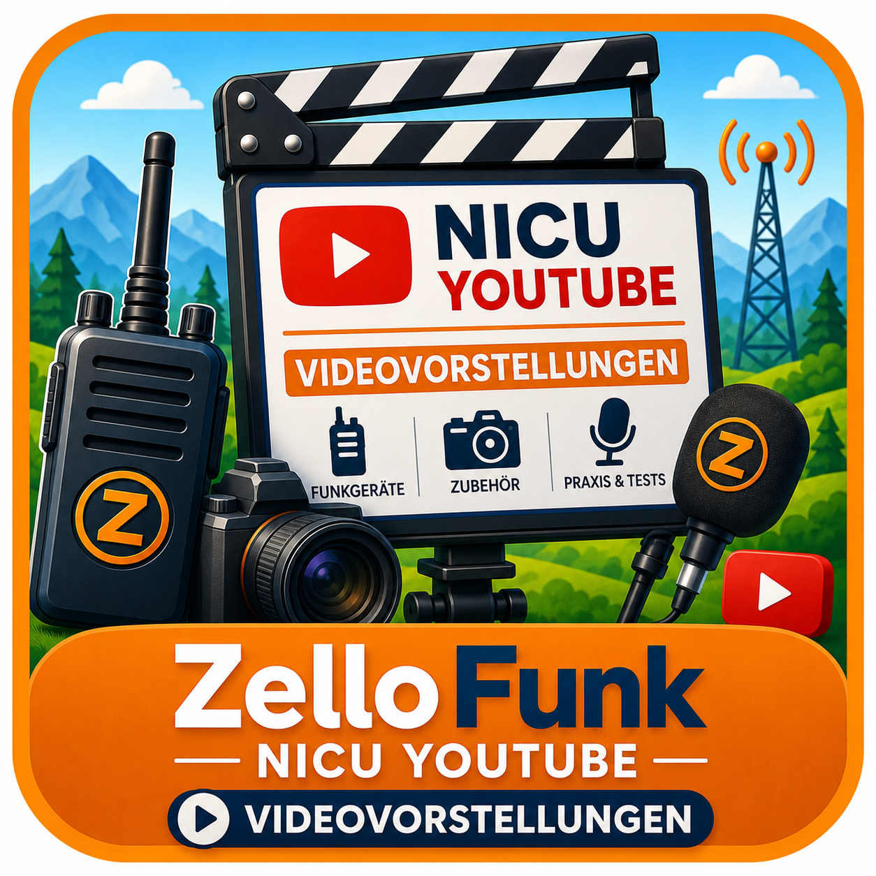 ZelloFunk Gerätevorstellungen auf YouTube